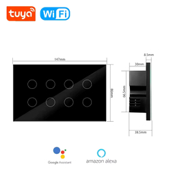 Fotoja e NDËRPRERËS TOUCH -SMART WIFI VIII – BK