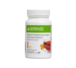 Fotoja e Pije instante bimore me ekstrakte çaji Herbalife, pjeshkë, 51g