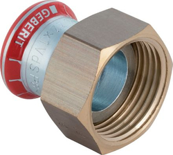 Fotoja e Përshtatës Geberit Mapress C-Stahl për valvulat GW, 18 mm x 3/4" (25033)
