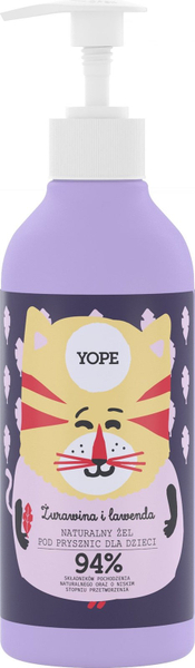 Fotoja e Xhel dushi për fëmijë Yope, 400 ml