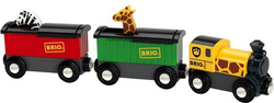 Fotoja e Set lodrash Brio Safari Train, druri, 3+ vjeç