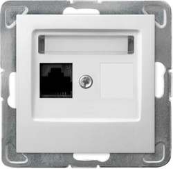 Fotoja e Prizë kompjuteri Ospel Impresja, RJ45, Cat5e, e bardhë