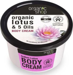 Fotoja e Krem për trup Indian Lotos nga Organic Shop, 250 ml