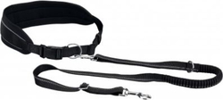 Fotoja e Set rrip dhe litar për qen Trixie Hip, 75–120 cm, i zi