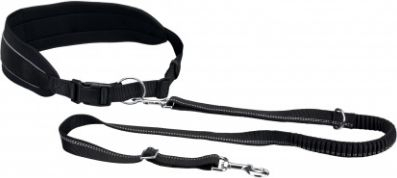 Fotoja e Set rrip dhe litar për qen Trixie Hip, 75–120 cm, i zi