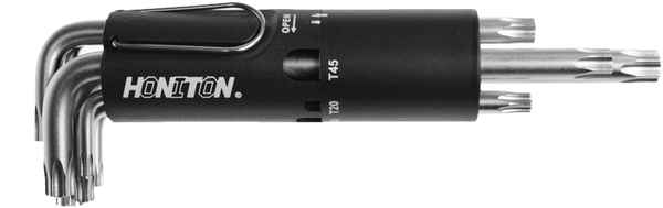 Fotoja e Set çelësash Honiton Torx, tip L, T10-T50, 8 copë