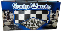 Fotoja e Set lojërash për tavolinë Magiera Chess-Checkers, 35 cm, +5 vjeç