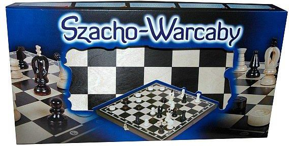 Fotoja e Set lojërash për tavolinë Magiera Chess-Checkers, 35 cm, +5 vjeç