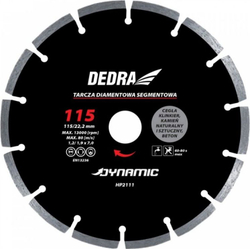 Fotoja e Disk prerës Dedra Dynamic HP2114, 180 mm, 22.2 mm, i zi