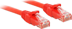 Fotoja e Kabllo Lindy Patchcord, Cat6, U/UTP, 3m, e kuqe