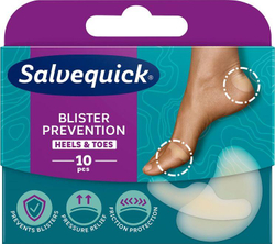 Fotoja e Fllasterë për këmbë Salvequick Blister Prevention Heels & Toes, 10 copë