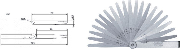 Fotoja e Instrument matës Insize, 0.02-1.0, L=100