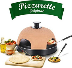 Fotoja e Furrë për pica Emerio Pizzarette Cool Touch, e zezë/bezhë