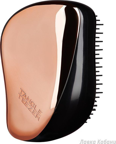 Fotoja e Brushë flokësh Tangle Teezer Compact Styler, rozë e artë/e zezë