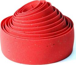 Fotoja e Shirit timoni Bikeribbon Bike Ribbon Cork Gel, 2.5mm, i kuq