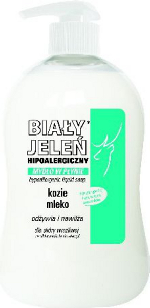 Fotoja e Sapun i lëngshëm hipoalergjik Biały Jeleń Goat's Milk, 500ml