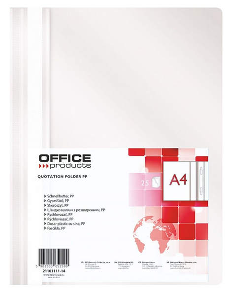 Fotoja e Dosje Office Products, A4, e bardhë