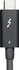 Fotoja e Kabllo Lenovo Lintes Thunderbolt 4, 2 m, 40 Gbps, USB-C, e zezë, Picture 1