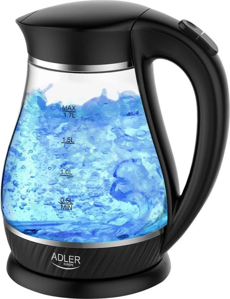 Fotoja e Ibrik elektrik Adler AD 1274, 1.7 L, i zi