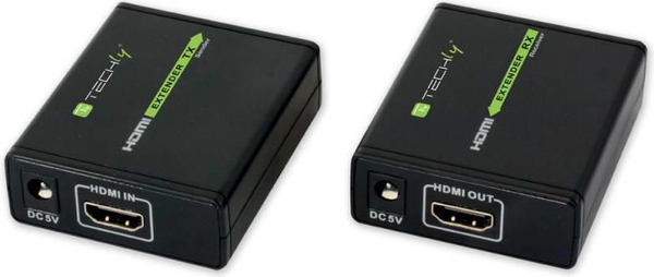 Fotoja e Zgjerues rrjeti Techly, HDMI mbi kabllo të përdredhura, kat 5e/6a/7