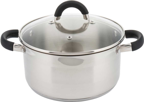 Fotoja e Tenxhere KingHoff KH-4345, 22cm, 4L, e argjendtë