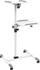 Fotoja e Tavolinë për zyre Techly Universal 309593, 53.8 x 57.3 x 85-110 cm, e bardhë, Picture 1
