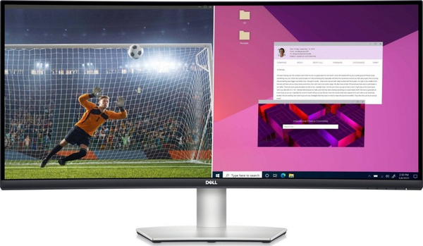 Fotoja e Monitor Dell S3423DWC, 34'', WQHD, i zi