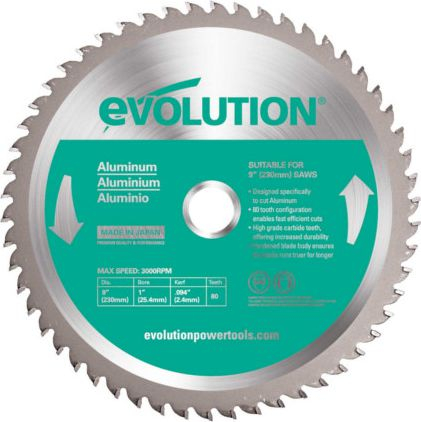 Fotoja e Sharrë për prerje alumini Evolution TCT Widia, 230mm