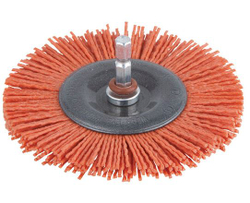 Fotoja e Furçë disku Wolfcraft Nylon, 6x75 mm, e kuqe