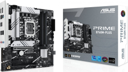 Fotoja e Pllakë amë Asus PRIME B760M-PLUS, Intel B760, Socket 1700, 4 slota, Micro ATX