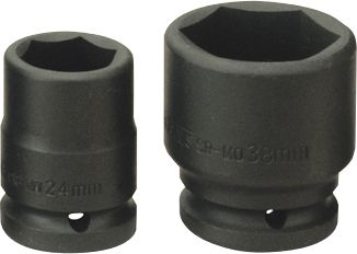 Fotoja e Kokë çelësi ndikimi Teng Tools, 6-këndor, 3/4", 19 mm, e zezë