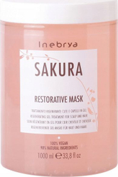 Fotoja e Maskë për flokë Inebrya Sakura Restorative Mask, 1L