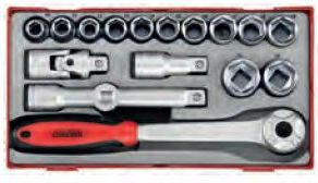 Fotoja e Priza gjashtëkëndore Teng Tools, 18 pjesë