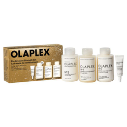 Fotoja e Set riparues dhe mirëmbajtës për flokë Olaplex, No.3 Hair Perfector, 100ml + No.4 Shampon, 100ml + No.5 Kondicioner, 100ml + No.0.5 Scalp Longevity Treatment, 5ml
