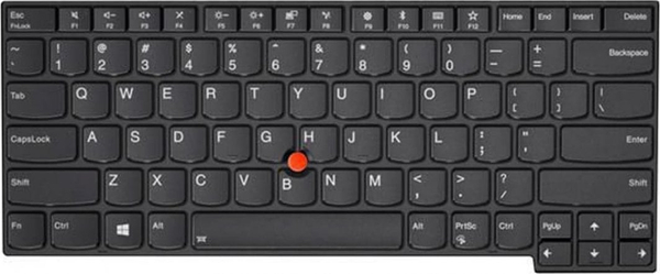 Fotoja e Tastierë për laptop Lenovo, US, e zezë