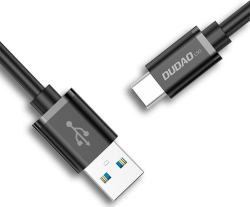 Fotoja e Kabllo Dudao USB-A - USB-C, 1m, e zezë