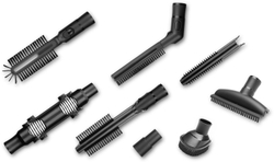 Fotoja e Set i furçave Karcher VC Kit, 8 copë, të zeza