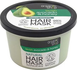 Fotoja e Maskë për flokë Organic Shop, Avocado & Honey, 250ml