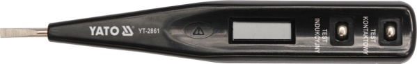 Fotoja e Matës i voltazhit Yato YT-2861, 12-250V, LCD