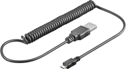 Fotoja e Kabllo Premium USB nga USB-A - microUSB, 1 m, e zezë