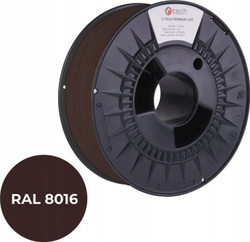 Fotoja e Filament për printer 3D C-TECH PREMIUM LINE PETG filament RAL8016 1.75mm 1kg, kafe
