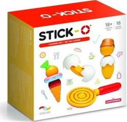Fotoja e Blloqe magnetike Magformers Stick-O - Cooking Set, 16 elemente