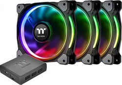Fotoja e Ftohës Thermaltake Riing Plus 12 RGB (CL-F076-PL12SW-A), 3 copë, i zi