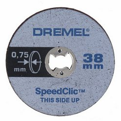Fotoja e Disk prerës Dremel Speedclic, 38mm, 5 copë