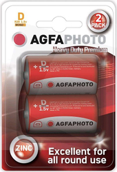 Fotoja e Bateria Agfa D / R20, 2 copë