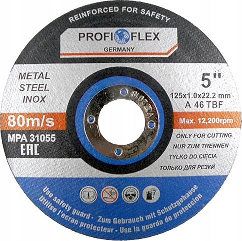 Fotoja e Disk prerës çeliku Profi 125x1.0mm