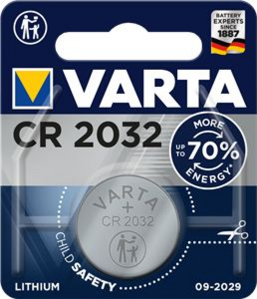 Fotoja e Bateri Varta Electronics CR2032;3V,1 copë.