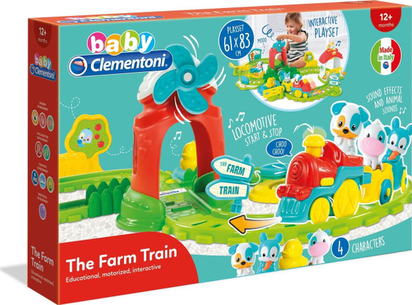 Fotoja e Lojë edukative për fëmijë Clementoni Farmer's Train, +1 vjeç