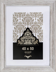 Fotoja e Kornizë druri për fotografi Nielsen Design Accent Vintage, 40 x 50 cm, e hirtë