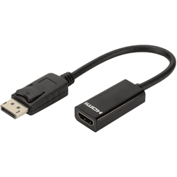 Fotoja e Përshtatës Digitus DisplayPort në HDMI (AK-340400-001-S), i zi